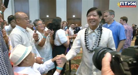 Marcos Turns Nostalgic Upon Return To Hawaii Thanks Filipinos Who