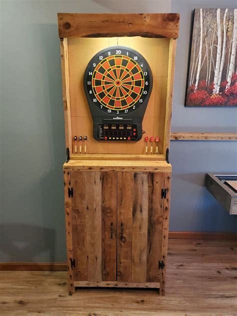 Dartboard Cabinet Dart Board Cabinet Dart Board Wall Beer Wood