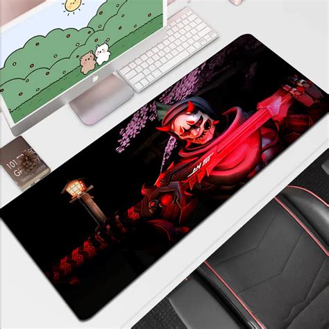 Oni Large Cute Mouse Pad Gamer Gaming Mousepad Anime Deskmat Desk