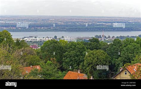 Danube river landscape in Belgrade Serbia Balkans Stock Photo - Alamy