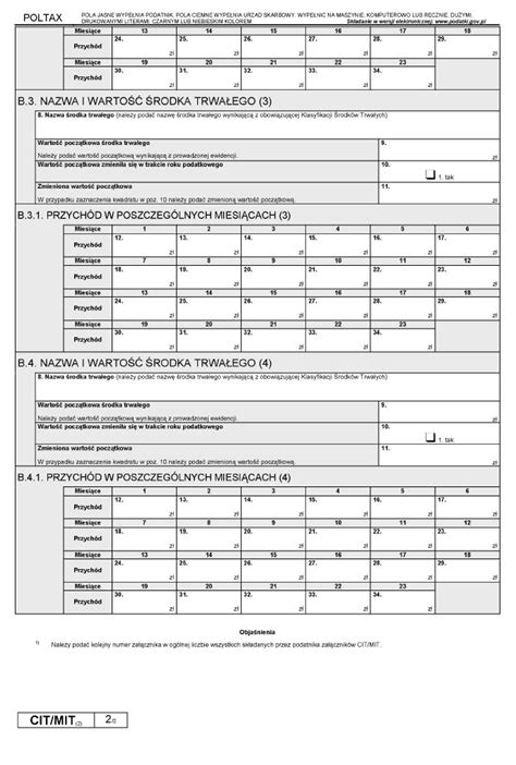 Nowe Wzory Formularzy CIT Od 1 Kwietnia 2019 R Infor Pl