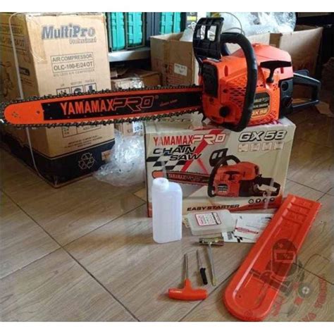 Jual Mesin Gergaji Chain Saw Yamamax Pro GX58 Shopee Indonesia