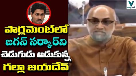 Mp Galla Jayadev Powerful Speech In Parliament Telugu News Vaartha