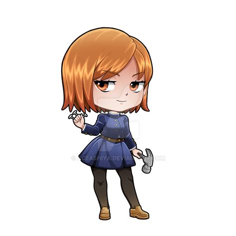 Nobara Chibi With Hammer By Aceashiya On Deviantart