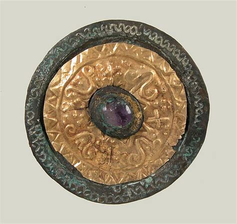 Disk Brooch from Frankish Culture