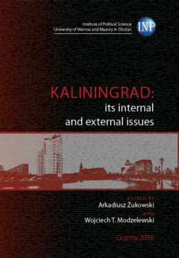 Uwm Institute Of Political Science Kaliningrad Its Internal And