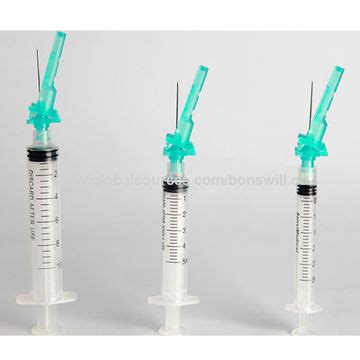 FDA 510K ISO CE Safety Auto Destruct Sterile Syringe With Needle Luer