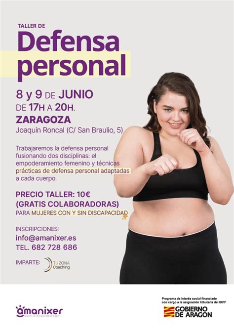 Taller De Defensa Personal Para Mujeres En Zaragoza Amanixer