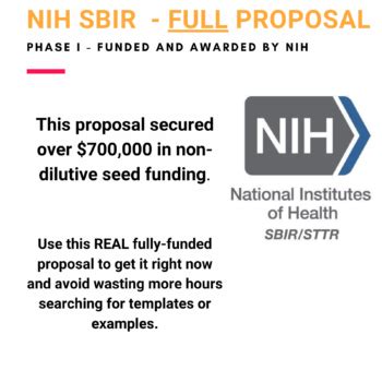 Nsf Sbir Biosketch Template Medtech Founder