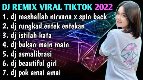 DJ MASHALLAH NIRVANA X SPIN BACK REMIX TIKTOK TERBARU FULL BASS DJ