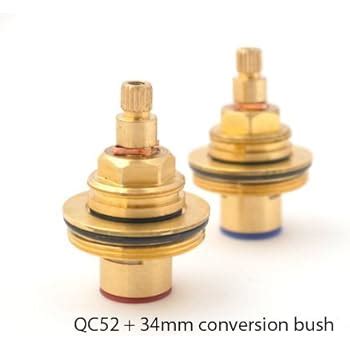 Replacement Brass Ceramic Disc Tap Valve Quarter Turn Insert Gland