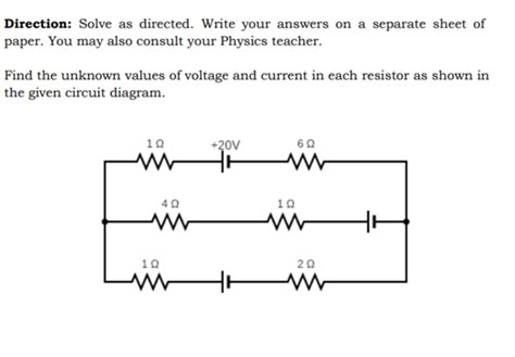 SOLVED Direction Solve As Directed Write Your Answers On A Separate