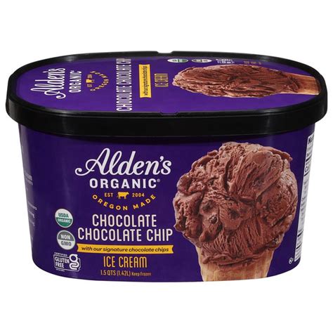 Aldens Organic Ice Cream Chocolate Chocolate Chip Wegmans