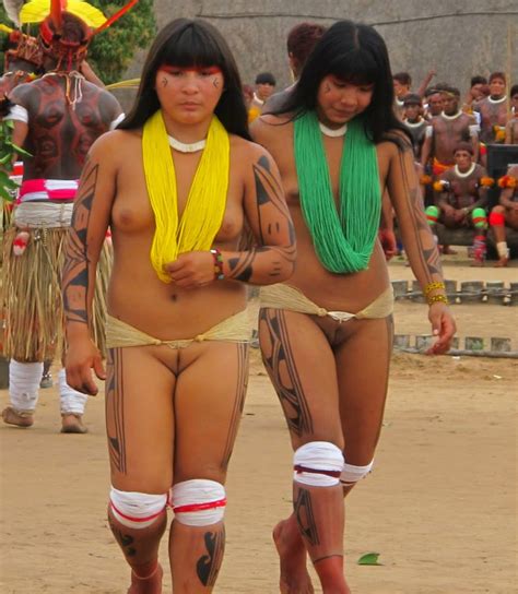 Amazon Xingu Tribe Women Nude