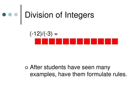 Division Of Integers Rules