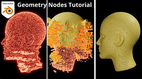 Disintegration Effect Using Geometry Nodes Blender Tutorial Blender