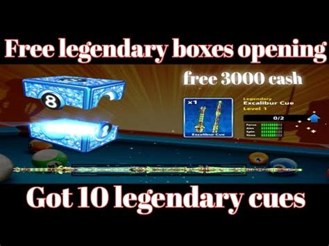 Free Legendary Boxes Opening Got Legendary Cues In Free Ball