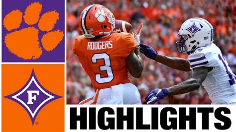 Clemson Vs Furman Highlights Final College Football Week