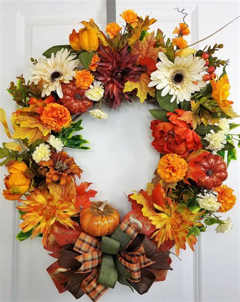 Fall Porch Decor Wreath