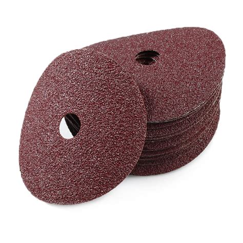 LEONTOOL Aluminum Oxide Resin Fiber 25pcs 4 Inch Resin Fiber Sanding