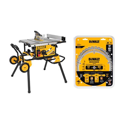 Shop DEWALT 10 In Carbide Tipped Blade 15 Portable Table Saw