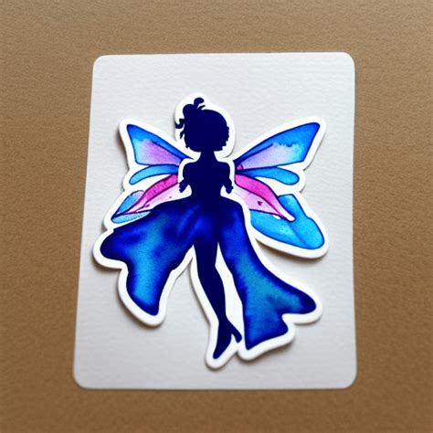 Watercolor Fairy Stickers · Creative Fabrica