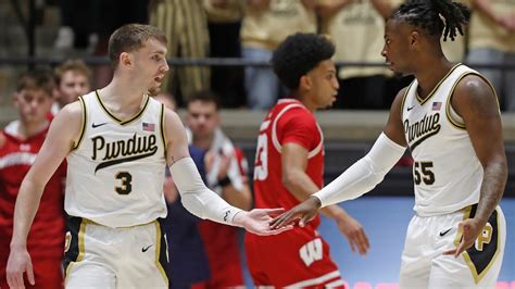 Purdue Basketball Vs Wisconsin Score Updates Highlights Zach Edey