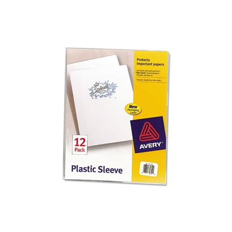 Avery Clear Plastic Sleeves