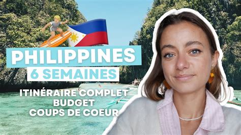 6 semaines aux Philippines Itinéraire complet budget du voyage