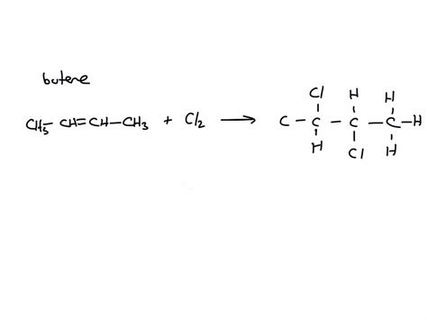 SOLVED Draw A Displayed Formula Showing All The Bonds In The Product