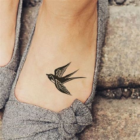 Lovely Swallow Tattoos Feet Tattoos Swallow Tattoo Design Bird