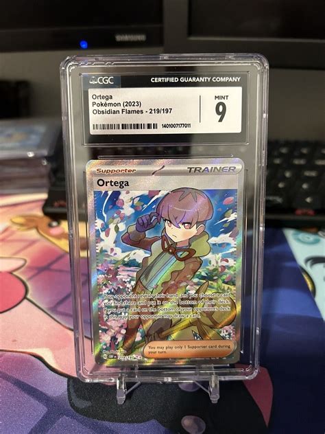 Pokémon TCG Ortega Sv03 Obsidian Flames 219 197 Holo Ultra Rare for