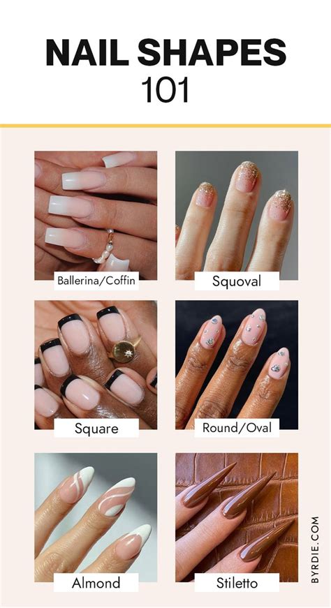 Popular Nail Shapes 2025 Bird Marlee