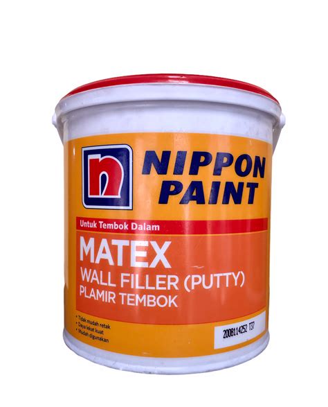 Plamir Tembok Nippon Paint Matex Putty Kg Plamur Matex Lazada