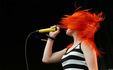 Wallpaper Women Redhead Red Hair Hayley Williams Singing Paramore Entertainment Stage