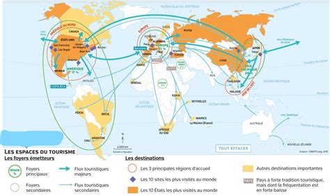 G Le Tourisme Et Ses Espaces Mon Cahier Num Rique D Histoire G Ographie