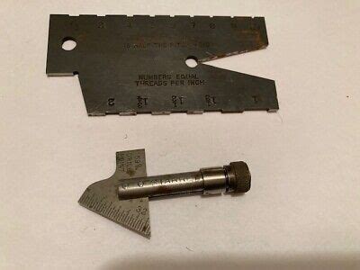 MADE USA VINTAGE STARRETT 284 29 Screw Thread Gauge 22C DRILL