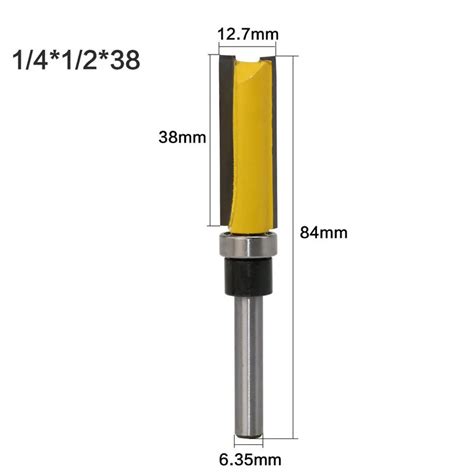 Vack Piece Set Shank Router Bits For Woodworking Template Trim