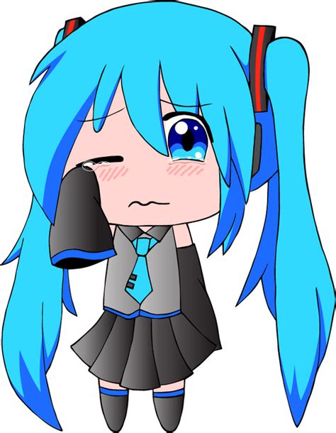 Chibi Miku Crying By Vanillafriendly On Deviantart