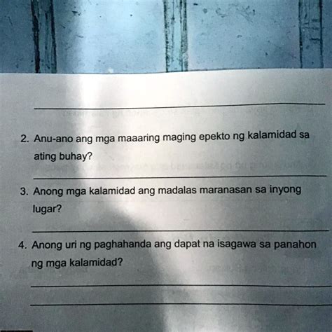 SOLVED Please Please Please Answer This Please 2 Anu Ano Ang Mga