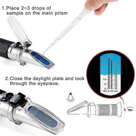 Beer Wort Refractometerbrixspecific Refractometer For Beer Brewing