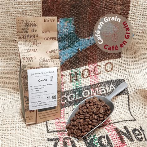 Caf En Grain De Colombie Arabica