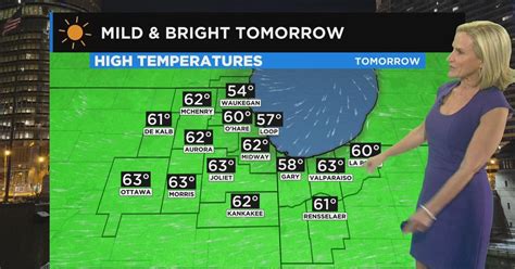 Chicago First Alert Weather Mild And Bright On Friday Cbs Chicago