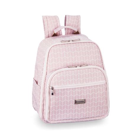 Mochila Maternidade T Rmica Teia Rosa Fazendo Arte Baby