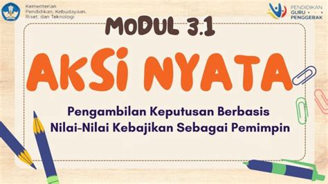 Berikut Ini Contoh Aksi Nyata Modul Guru Penggerak