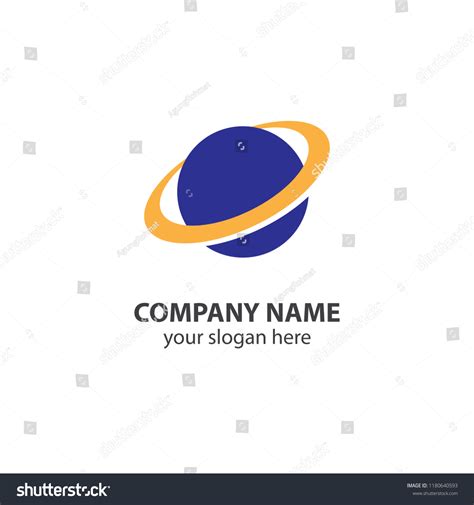 Space Logo Design Template Stock Vector (Royalty Free) 1180640593 ...