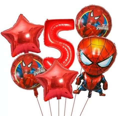 Balony urodzinowe Spider Man 5 urodziny zestaw Myślenice Kup teraz