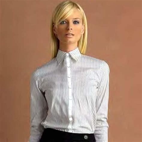 Pin By Magik Dragon On Buttoned Collar Women Wearing Ties Awesome Blouse Pretty Shirts