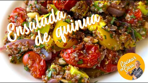 Ensalada De Quinua Y Vegetales YouTube