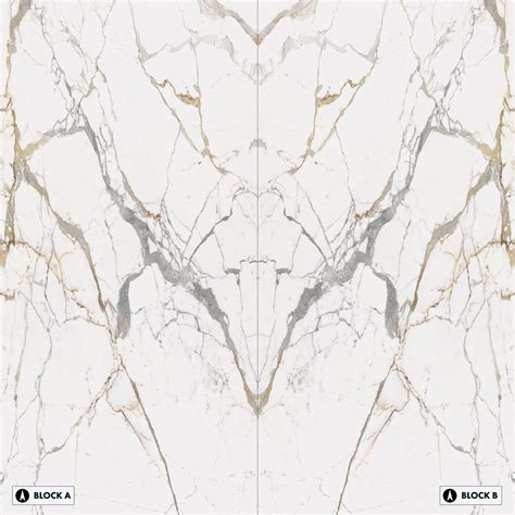 Eternal Gold Bookmatched Natural Is A White Italian Porcelain Tile